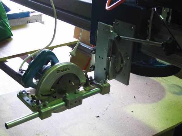 SlabMaster with the saw attachment in place